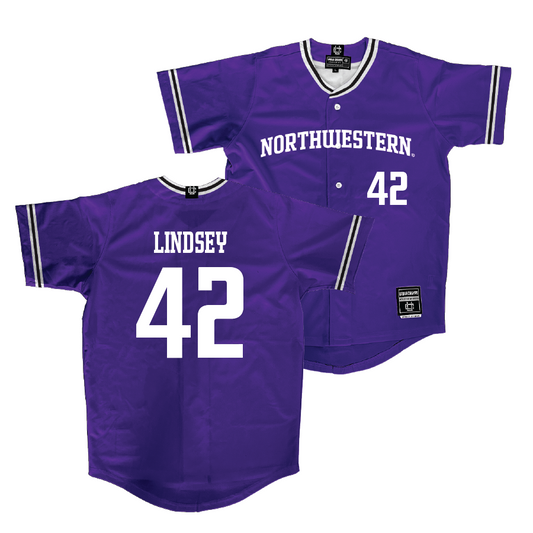 Northwestern Softball Purple Jersey - Ayana Lindsey | #42