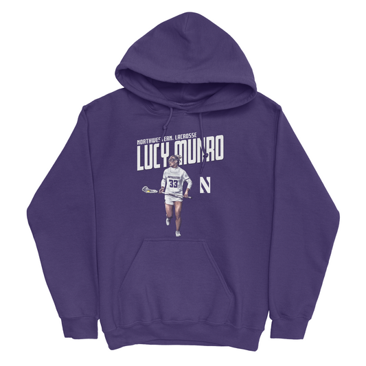 EXCLUSIVE RELEASE: Lucy Munro Illustrated Purple Hoodie