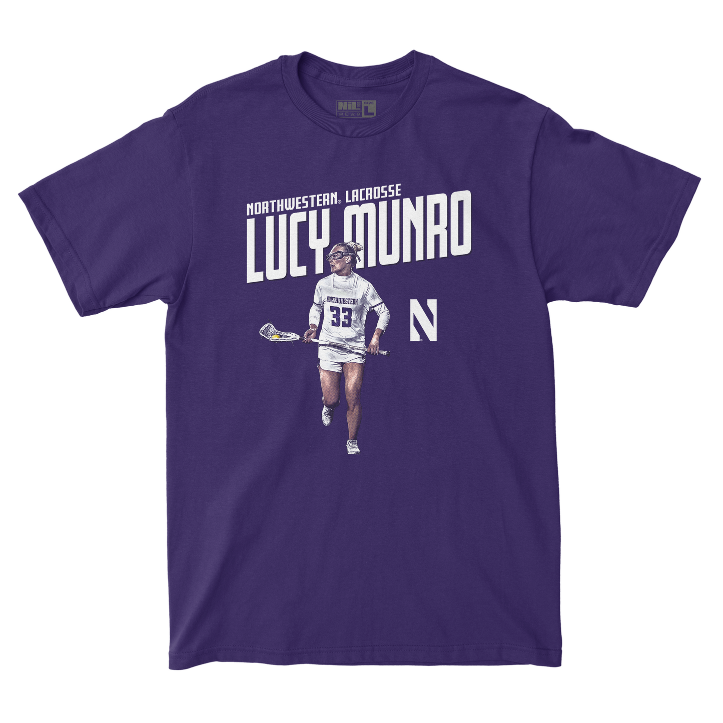 EXCLUSIVE RELEASE: Lucy Munro Illustrated Purple Tee