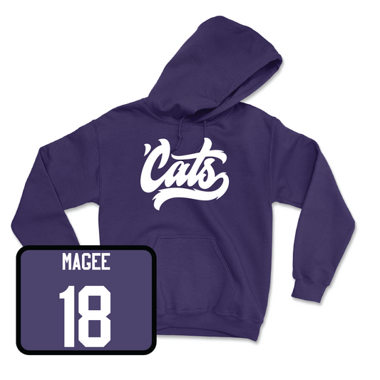Purple Football 'Cats Hoodie - Camp Magee