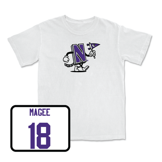 Football White Mascot Comfort Colors Tee - Camp Magee