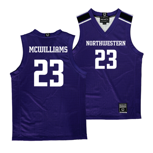 Northwestern Women's Purple Basketball Jersey - Jasmine McWilliams | #23