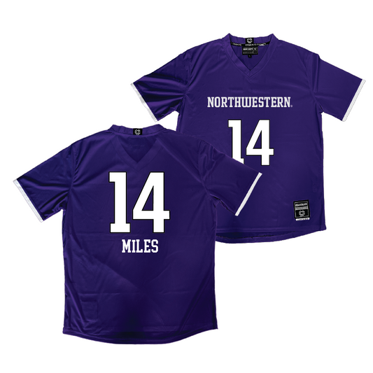 Northwestern Women's Lacrosse Purple Jersey  - Jordan Miles