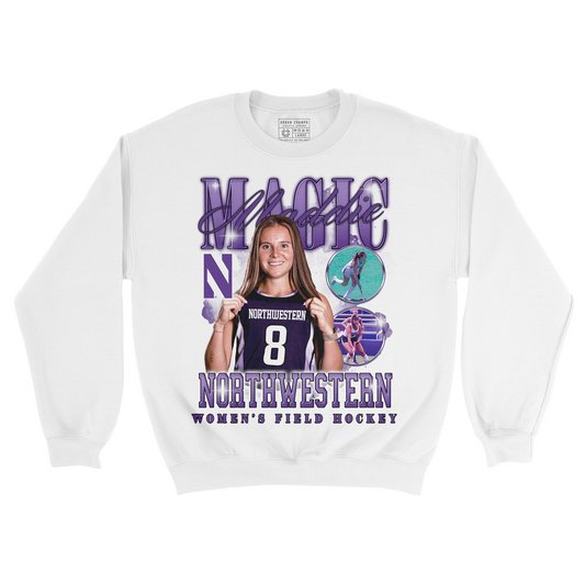 EXCLUSIVE RELEASE: Maddie Zimmer 90s Retro White Crew