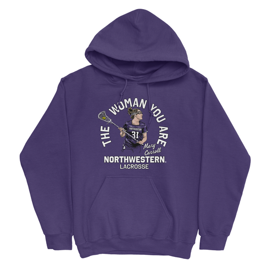 EXCLUSIVE RELEASE: Mary Carroll Illustrated Purple Hoodie