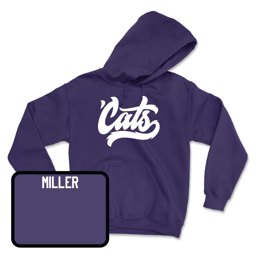 Purple Men's Tennis 'Cats Hoodie - Chad Miller