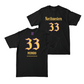 Northwestern Women's Lacrosse Black Shirsey Tee - Lucy Munro | #33