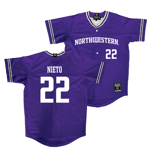 Northwestern Softball Purple Jersey - Grace Nieto | #22