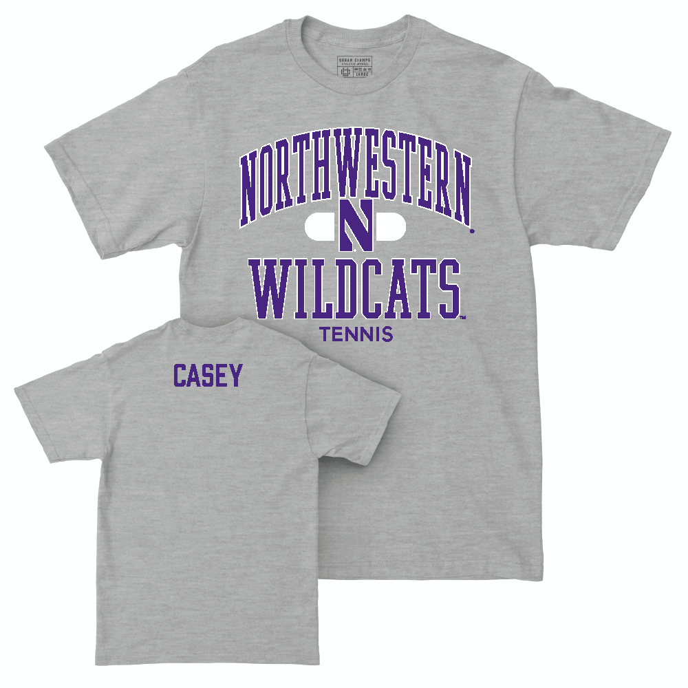 Northwestern Men's Tennis Sport Grey Classic Tee - Greyson Casey Youth Small