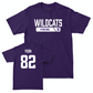 Northwestern Women's Fencing Purple Staple Tee - Julia Yoon | #82