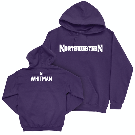 Northwestern Women's Cross Country Purple Sideline Hoodie - Maddy Whitman Youth Small