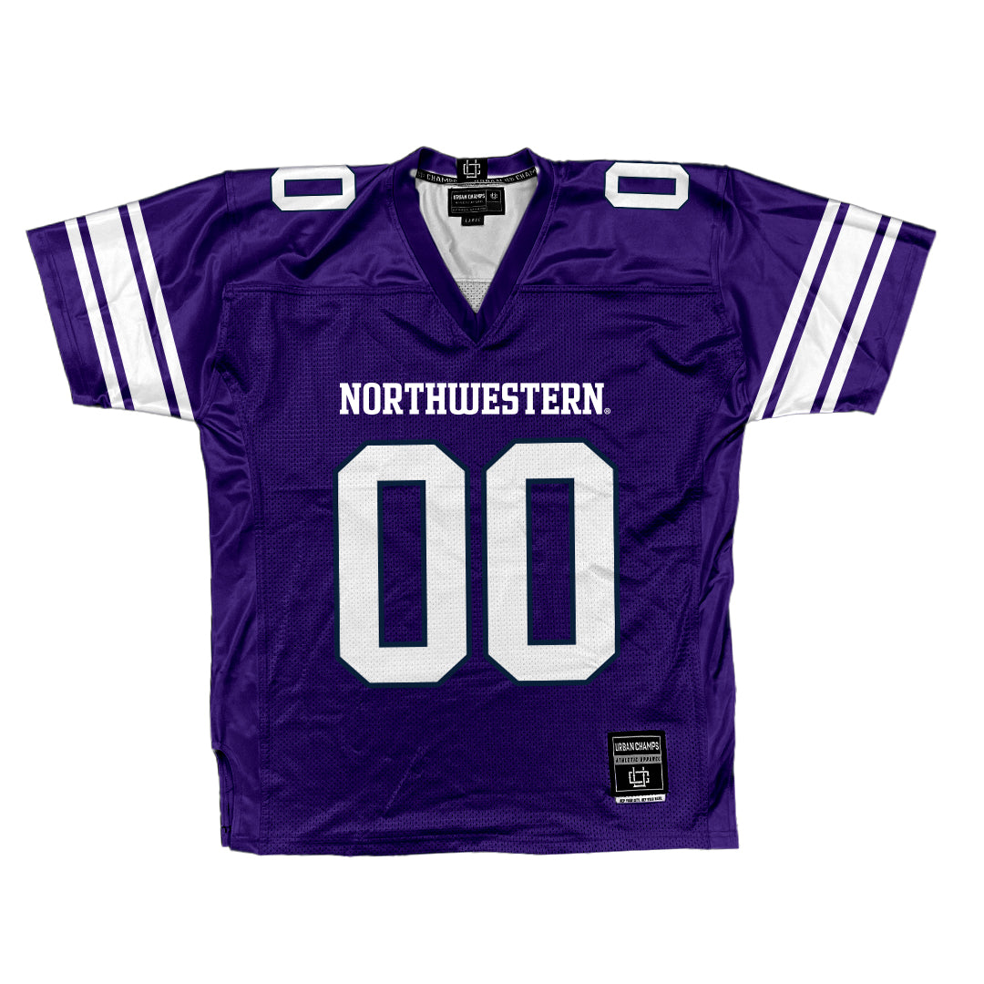 Purple Northwestern Football Jersey - Will Halkyard