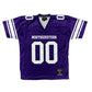 Purple Northwestern Football Jersey - Garnett Hollis Jr