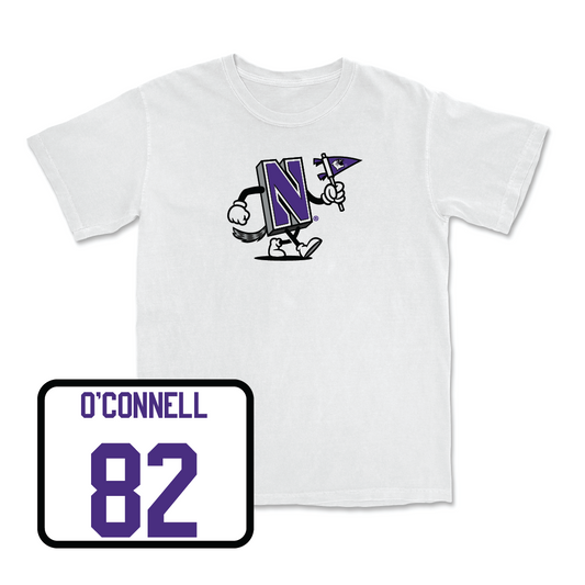 Football White Mascot Comfort Colors Tee - Quintin O'Connell