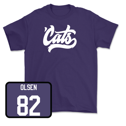 Purple Football 'Cats Tee - Jack Olsen