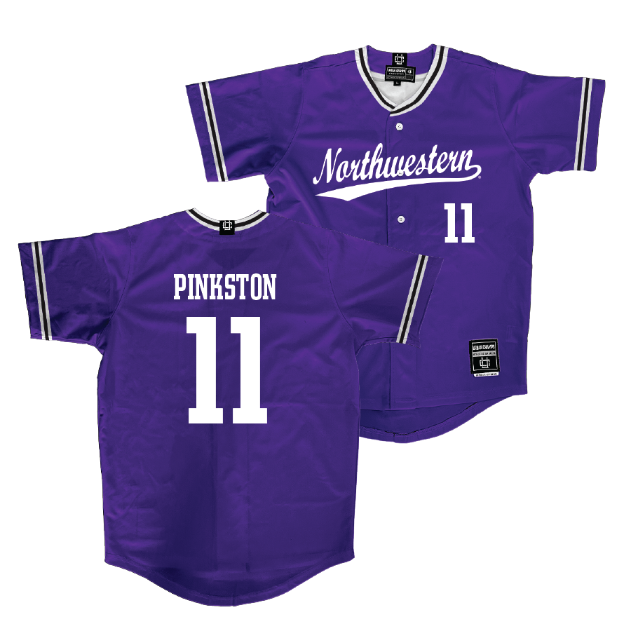 Northwestern Baseball Purple Jersey - Andrew Pinkston | #11