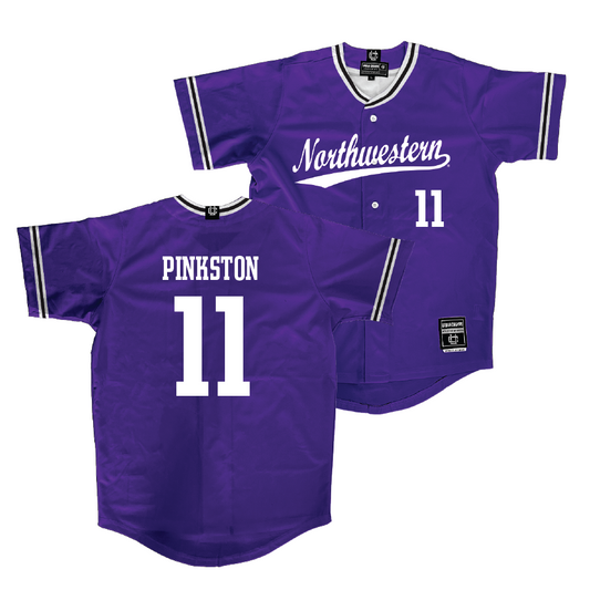 Northwestern Baseball Purple Jersey - Andrew Pinkston #11