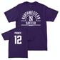 Northwestern Men's Soccer Purple Arch Tee - Nigel Prince | #12