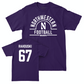 Northwestern Football Purple Arch Tee  - Dennis Rahouski