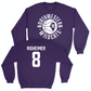 Northwestern Women's Basketball Purple Hardwood Crew  - Kat Righeimer