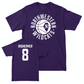 Northwestern Women's Basketball Purple Hardwood Tee  - Kat Righeimer