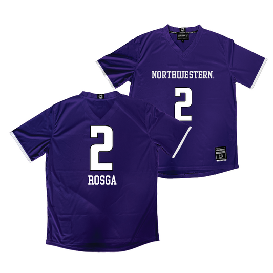 Northwestern Women's Lacrosse Purple Jersey  - Jaylen Rosga