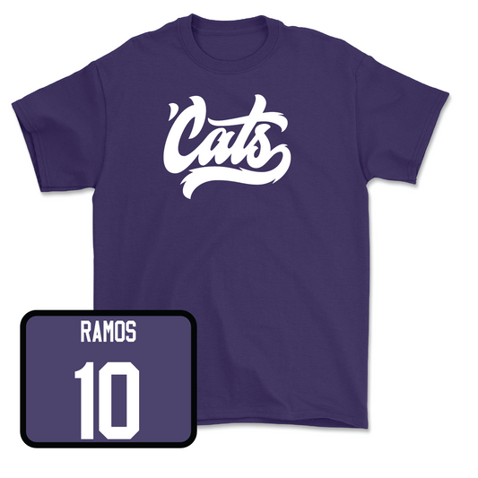 Purple Baseball 'Cats Tee  - Josh Ramos