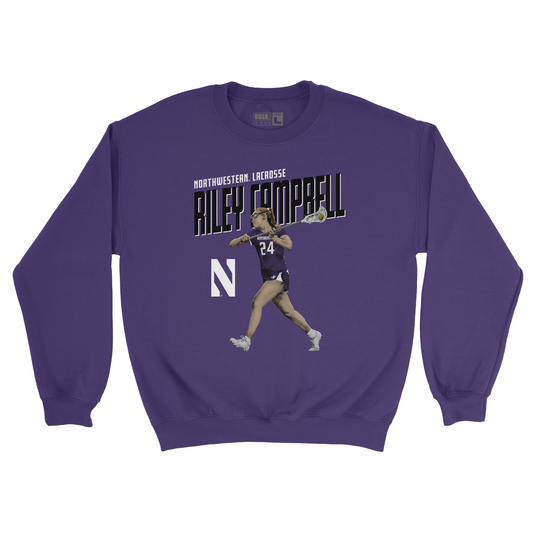 EXCLUSIVE RELEASE: Riley Campbell Illustrated Purple Crew