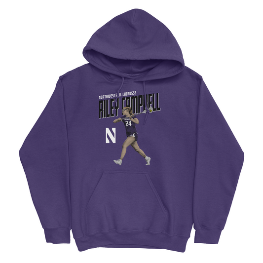 EXCLUSIVE RELEASE: Riley Campbell Illustrated Purple Hoodie
