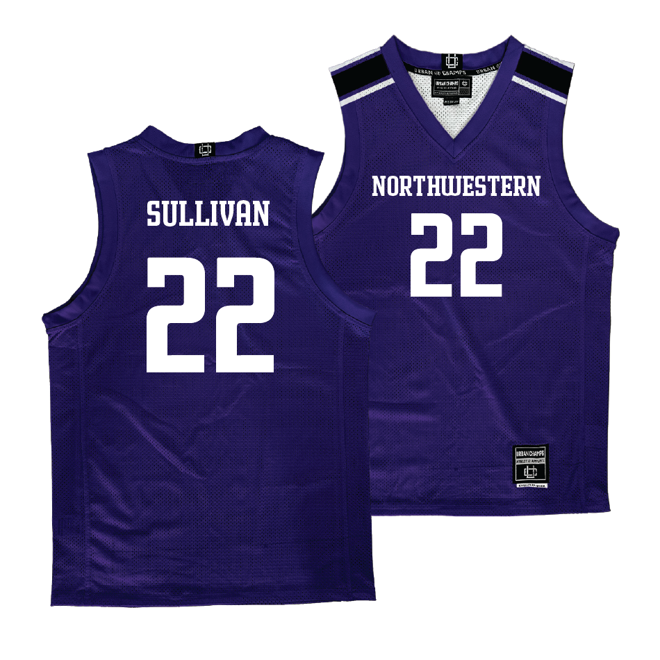 Northwestern Women's Purple Basketball Jersey  - Grace Sullivan