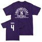 Northwestern Football Purple Arch Tee - Anto Saka | #4