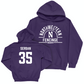 Northwestern Women's Fencing Purple Arch Hoodie  - Samantha Serban