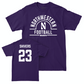 Northwestern Football Purple Arch Tee - Cole Shivers | #23