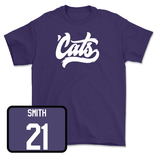 Purple Women's Lacrosse 'Cats Tee - Madison Smith