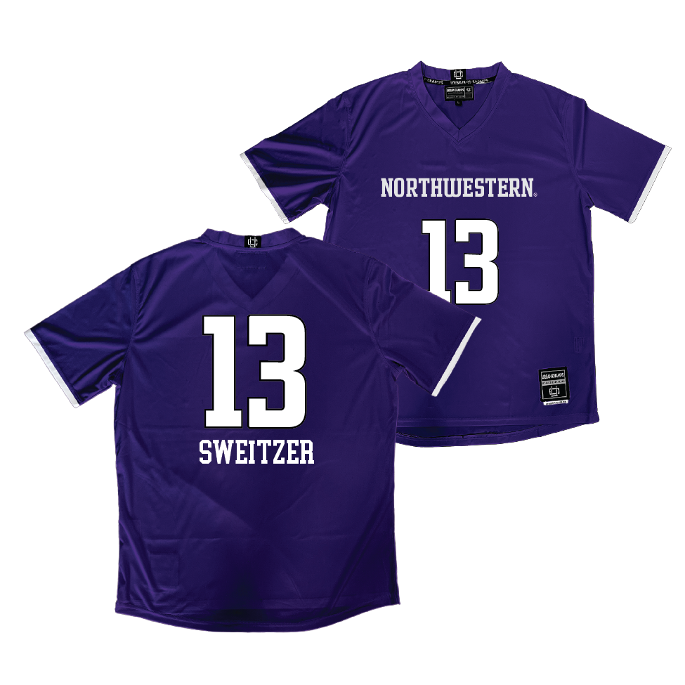 Northwestern Women's Lacrosse Purple Jersey  - Delaney Sweitzer
