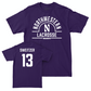 Northwestern Women's Lacrosse Purple Arch Tee  - Delaney Sweitzer