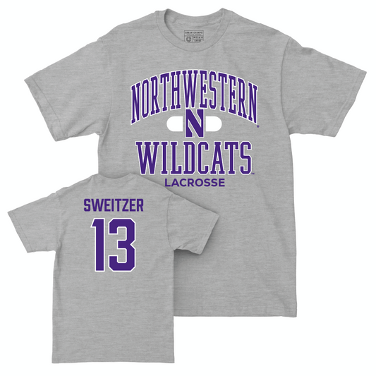 Northwestern Women's Lacrosse Sport Grey Classic Tee  - Delaney Sweitzer