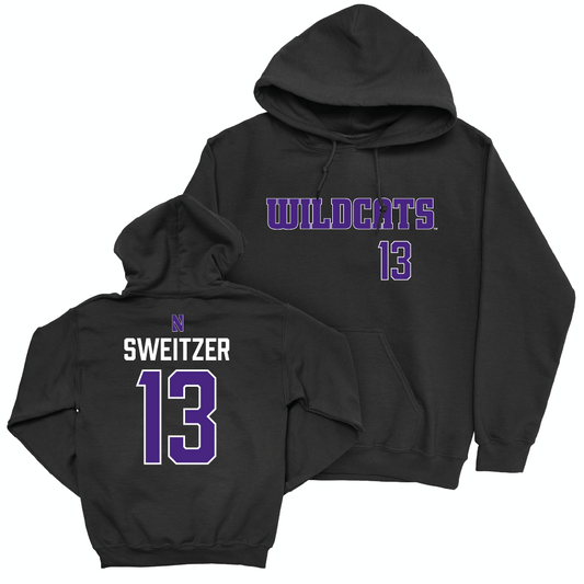 Northwestern Women's Lacrosse Black Club Hoodie  - Delaney Sweitzer