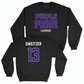 Northwestern Women's Lacrosse Black Purple Pride Crew  - Delaney Sweitzer
