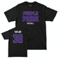 Northwestern Football Black Purple Pride Tee  - Noah Taylor