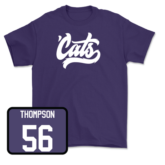 Purple Football 'Cats Tee - Josh Thompson