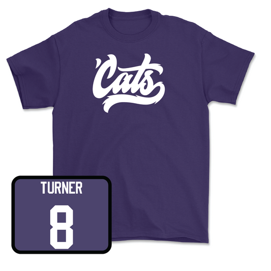 Purple Football 'Cats Tee - Devin Turner