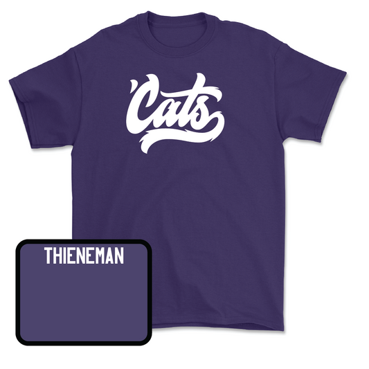 Purple Men's Tennis 'Cats Tee - Presley Thieneman