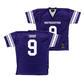 Purple Northwestern Football Jersey - Braden Turner