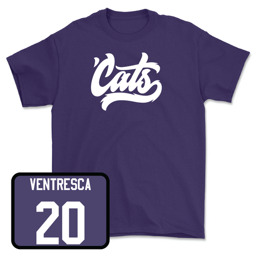 Purple Women's Lacrosse 'Cats Tee - Alexis Ventresca