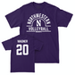 Northwestern Women's Volleyball Purple Arch Tee  - Lily Wagner