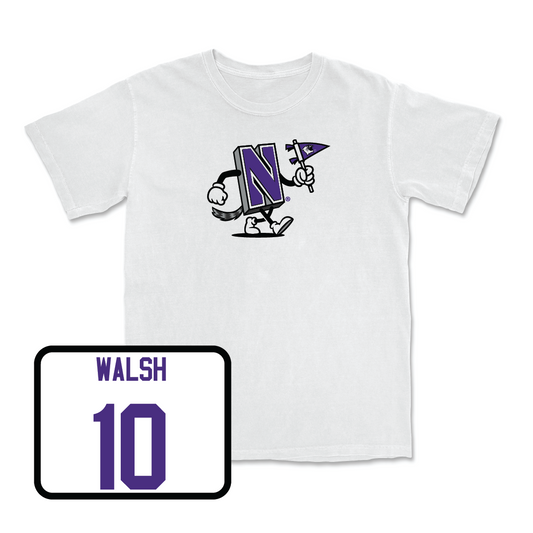 Women's Basketball White Mascot Comfort Colors Tee - Caileigh Walsh