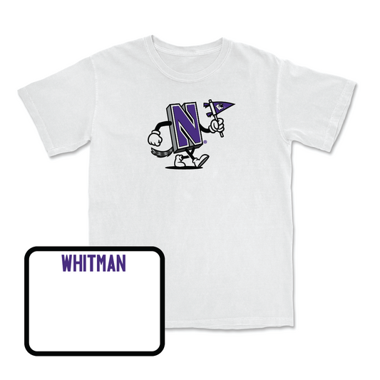 Track & Field White Mascot Comfort Colors Tee - Maddy Whitman