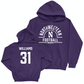 Northwestern Football Purple Arch Hoodie  - Tito Williams