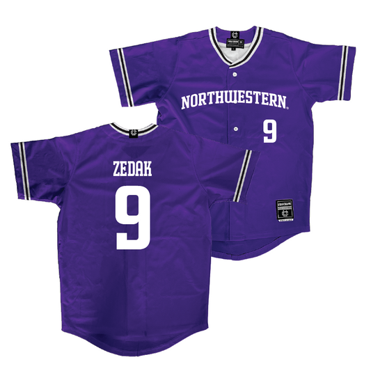 Northwestern Softball Purple Jersey - Angela Zedak | #9